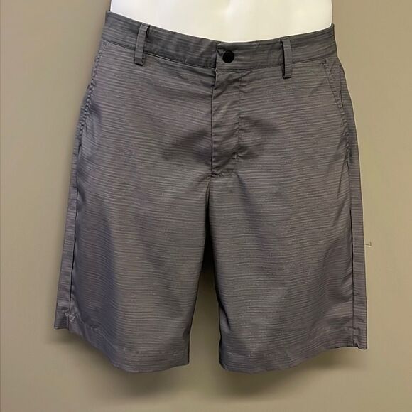 Greg Norman Men’s Heather Gray Golf Shorts- Size 32 - Picture 1 of 14